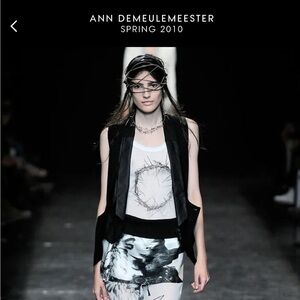 Ann Demeulemeester SS10 re-edition thorns tank